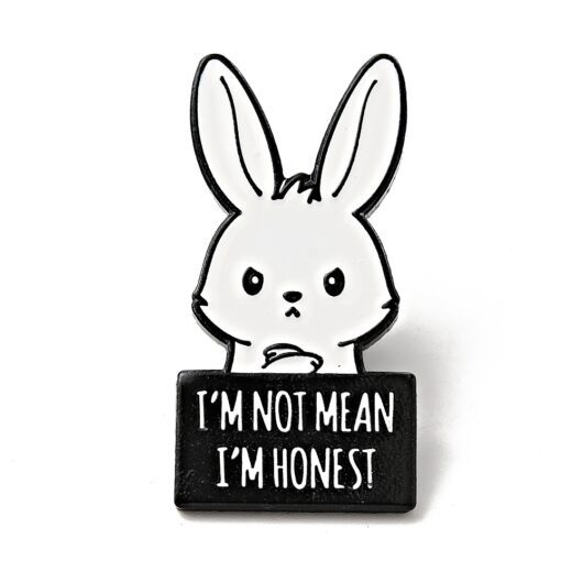 Honest Bunny Pin