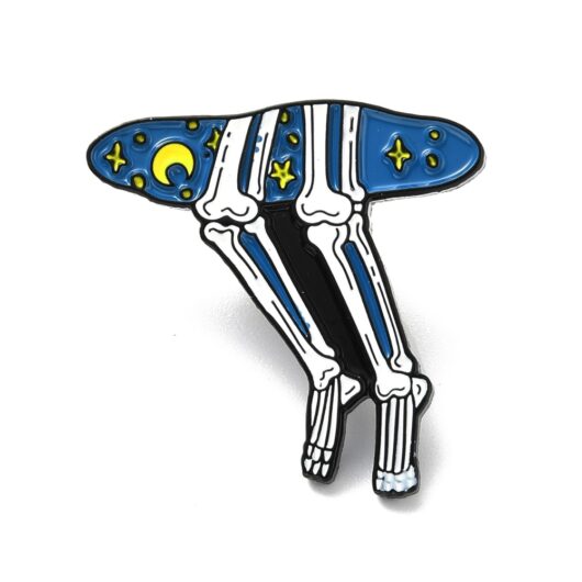 Skeleton Space Portal Pin