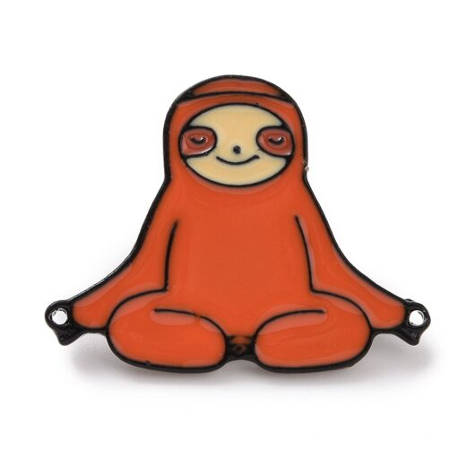 Sloth Meditating Pin